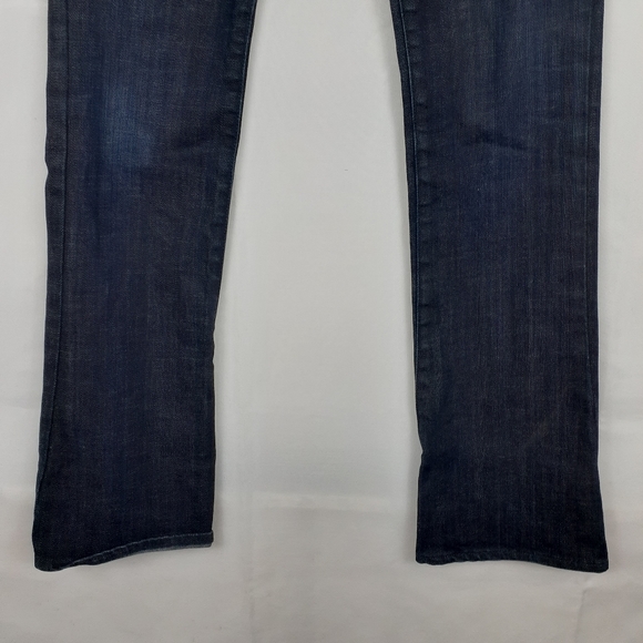 Express Blue Stella Barely Boots Jeans Sz Long 4 - Picture 7 of 8